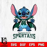 Michigan State Spartans Stitch Vampire halloween Svg Eps Dxf Png File, NCAA svg, Digital Download, Instant Download