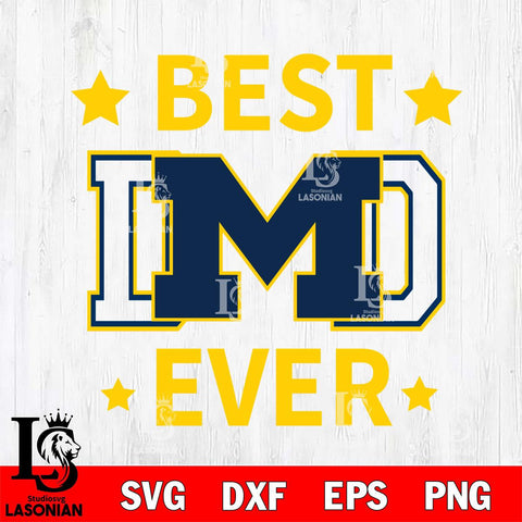 Michigan Wolverines Father Day Best Dad Ever Svg Eps Dxf Png File, Digital Download, Instant Download