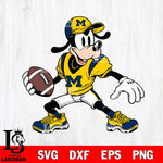 Michigan Wolverines Goofy Svg Eps Dxf Png File, NCAA svg, Digital Download, Instant Download