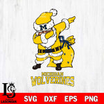 Michigan Wolverines Santa Claus Ugly Svg dxf eps png pdf file,NCAA svg,Digital Download,Cricut file