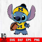 Michigan Wolverines Stitch Svg Eps Dxf Png File, NCAA svg, Digital Download, Instant Download