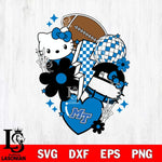 Middle Tennessee Blue Raiders Hello Kitty NCAA 2 Svg Eps Dxf Png File, Digital Download, Instant Download