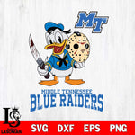 Middle Tennessee Blue Raiders Jason Voorhees 12 Svg Eps Dxf Png File, Digital Download