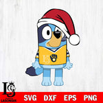 Milwaukee Brewers Bluey Dog Christmas Svg Eps Dxf Png File, Digital Download, Instant Download