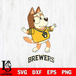 Milwaukee Brewers Chilli Dance Svg Eps Dxf Png File, Digital Download, Instant Download