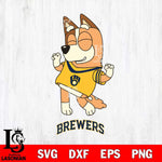 Milwaukee Brewers Chilli Dance Sport Svg Eps Dxf Png File, Digital Download, Instant Download