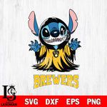 Milwaukee Brewers Stitch Ghost Svg Eps Dxf Png File, MLB svg, Digital Download, Instant Download