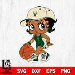 Milwaukee Bucks Betty Boop NBA 5 Svg Eps Dxf Png File, NBA svg, Digital Download, Instant Download