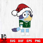 Milwaukee Bucks Bluey Cartoon Christmas Svg Eps Dxf Png File, Digital Download, Instant Download