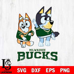 Milwaukee Bucks Bluey Chilli Mode Dance Svg Eps Dxf Png File, Digital Download, Instant Download