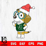 Milwaukee Bucks Bluey Honey Christmas Svg Eps Dxf Png File, Digital Download, Instant Download