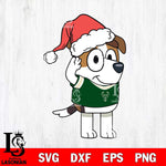 Milwaukee Bucks Bluey Jack Christmas Svg Eps Dxf Png File, Digital Download, Instant Download