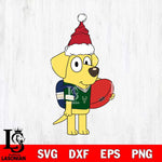 Milwaukee Bucks Bluey Lucky Christmas Svg Eps Dxf Png File, Digital Download, Instant Download