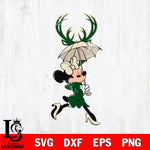 Milwaukee Bucks Fancy Minnie Svg Eps Dxf Png File, Digital Download, Instant Download