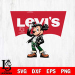 Milwaukee Bucks Levis Mickey Mouse Svg Eps Dxf Png File, Digital Download, Instant Download