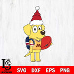 Minnesota Golden Gophers Bluey Lucky Christmas Svg Eps Dxf Png File, Digital Download, Instant Download