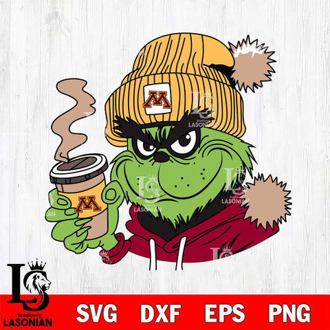 Minnesota Golden Gophers Boujee Grinch 4 Svg Eps Dxf Png File, Digital Download, Instant Download