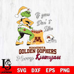 Minnesota Golden Gophers Merry kissmyass grinch Svg Eps Dxf Png File,NCAA Svg Files,Digital Download,Sublimation,Instant Download