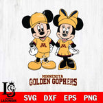 Minnesota Golden Gophers Mickey Minnie Rugby Svg Eps Dxf Png File, NCAA svg , File Cut , Digital Download , Instant Download, Cut Svg Files