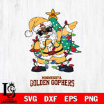 Minnesota Golden Gophers Santa Claus Ugly Christmas Svg dxf eps png pdf file,NCAA svg,Digital Download,Cricut file