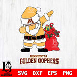 Minnesota Golden Gophers Santa Dabbing Christmas Svg dxf eps png pdf file,NCAA svg,Digital Download,Cricut file