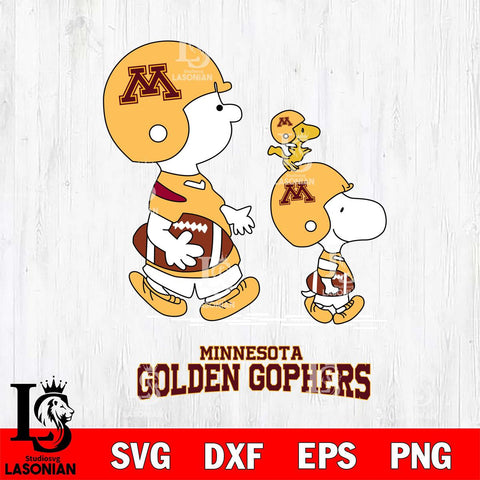 Minnesota Golden Gophers Snoopy Sport Svg Eps Dxf Png File, Digital Download