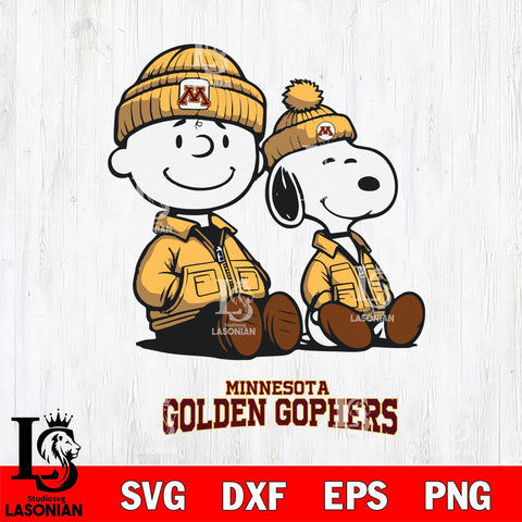 Minnesota Golden Gophers Snoopy Sport 6 Svg Eps Dxf Png File, Digital Download