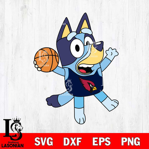 Minnesota Timberwolves Bluey sport 3 Svg Eps Dxf Png File, Digital Download, Instant Download