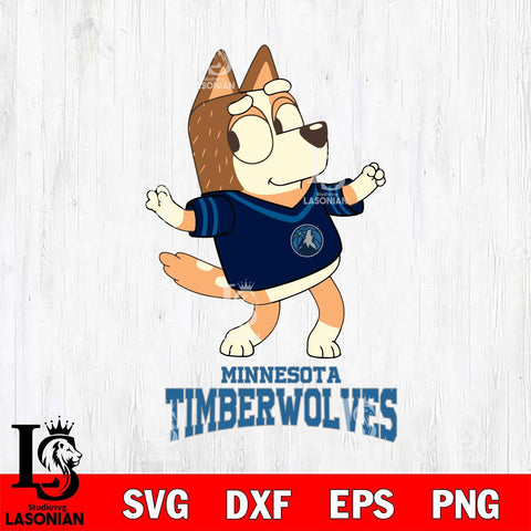 Minnesota Timberwolves Chilli Dance Svg Eps Dxf Png File, Digital Download, Instant Download