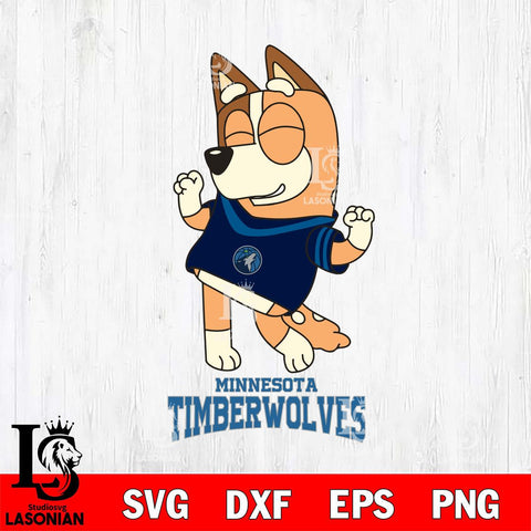 Minnesota Timberwolves Chilli Dance Sport Svg Eps Dxf Png File, Digital Download, Instant Download