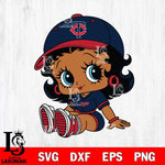 Minnesota Twins Betty Boop MLB 5 Svg Eps Dxf Png File,Bundle MLB svg, Digital Download, Instant Download