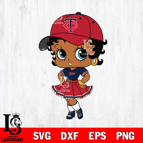 Minnesota Twins Betty Boop MLB 8 Svg Eps Dxf Png File,Bundle MLB svg, Digital Download, Instant Download