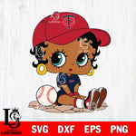 Minnesota Twins Betty Boop MLB 9 Svg Eps Dxf Png File,Bundle MLB svg, Digital Download, Instant Download