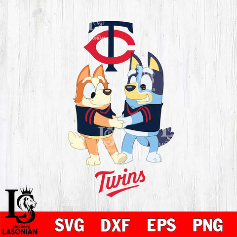 Minnesota Twins Bluey Chilli Dance Svg Eps Dxf Png File, Digital Download, Instant Download