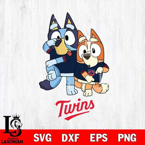 Minnesota Twins Bluey Chilli Dance Mode Svg Eps Dxf Png File, Digital Download, Instant Download