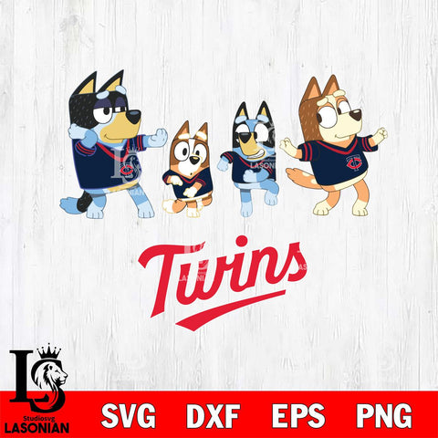 Minnesota Twins Bluey Dance Mode Squats Svg Eps Dxf Png File, Digital Download, Instant Download