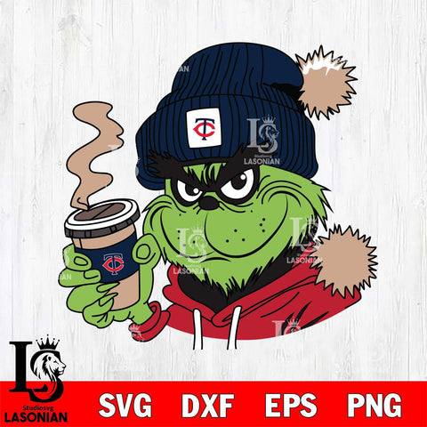 Minnesota Twins Boujee Grinch 4 Svg Eps Dxf Png File, Digital Download, Instant Download