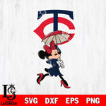 Minnesota Twins Fancy Minnie Svg Eps Dxf Png File, Digital Download, Instant Download