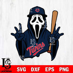 Minnesota Twins Ghostface 2 Svg Eps Dxf Png File, Digital Download, Instant Download