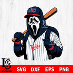 Minnesota Twins Ghostface 3 Svg Eps Dxf Png File, Digital Download, Instant Download