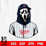 Minnesota Twins Ghostface 4 Svg Eps Dxf Png File, Digital Download, Instant Download