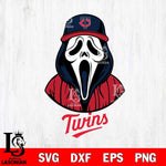 Minnesota Twins Ghostface 5 Svg Eps Dxf Png File, Digital Download, Instant Download