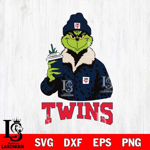 Minnesota Twins Grinch Leopard Svg Eps Dxf Png File, Digital Download, Instant Download