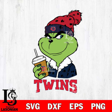 Minnesota Twins Grinch hat Svg Eps Dxf Png File, Digital Download, Instant Download