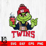 Minnesota Twins Grinch with coffee Svg Eps Dxf Png File, Digital Download, Instant Download