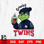 Minnesota Twins Grinchy Bougie Christmas Cut Files Cricut, Svg Dxf Eps Png file , Silhouette