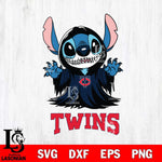 Minnesota Twins Stitch Ghost Svg Eps Dxf Png File, MLB svg, Digital Download, Instant Download