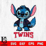 Minnesota Twins Stitch Halloween Svg Eps Dxf Png File, MLB svg, Digital Download, Instant Download