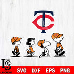 Minnesota Twins snoopy Svg Eps Dxf Png File, Digital Download, Instant Download