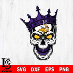 Minnesota Vikings Badass king Skull SVG